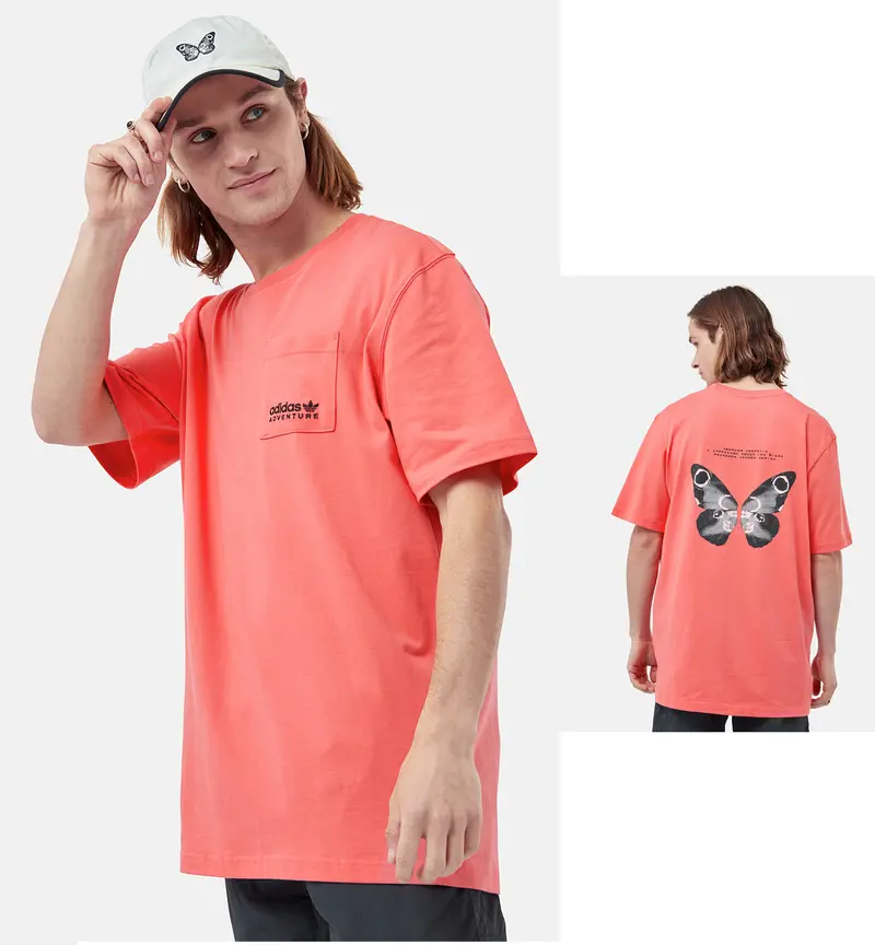 Men's Adidas Originals Adventure C-Butterfly Pocket Tee Hf4796 1