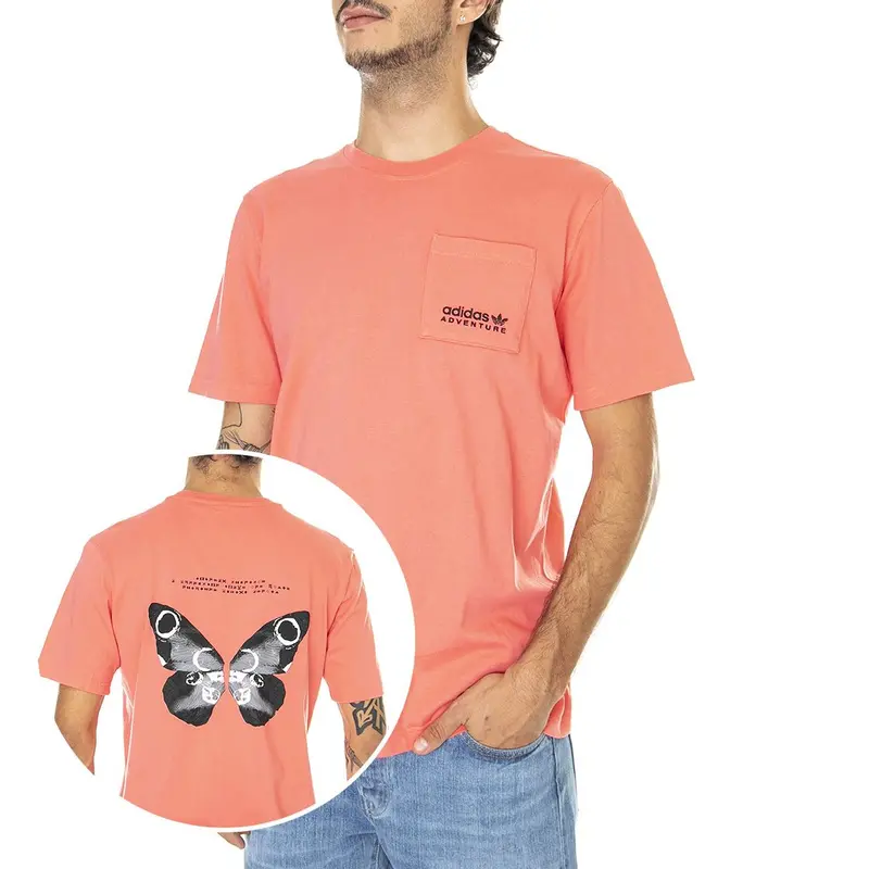 Men's Adidas Originals Adventure C-Butterfly Pocket Tee Hf4796 2