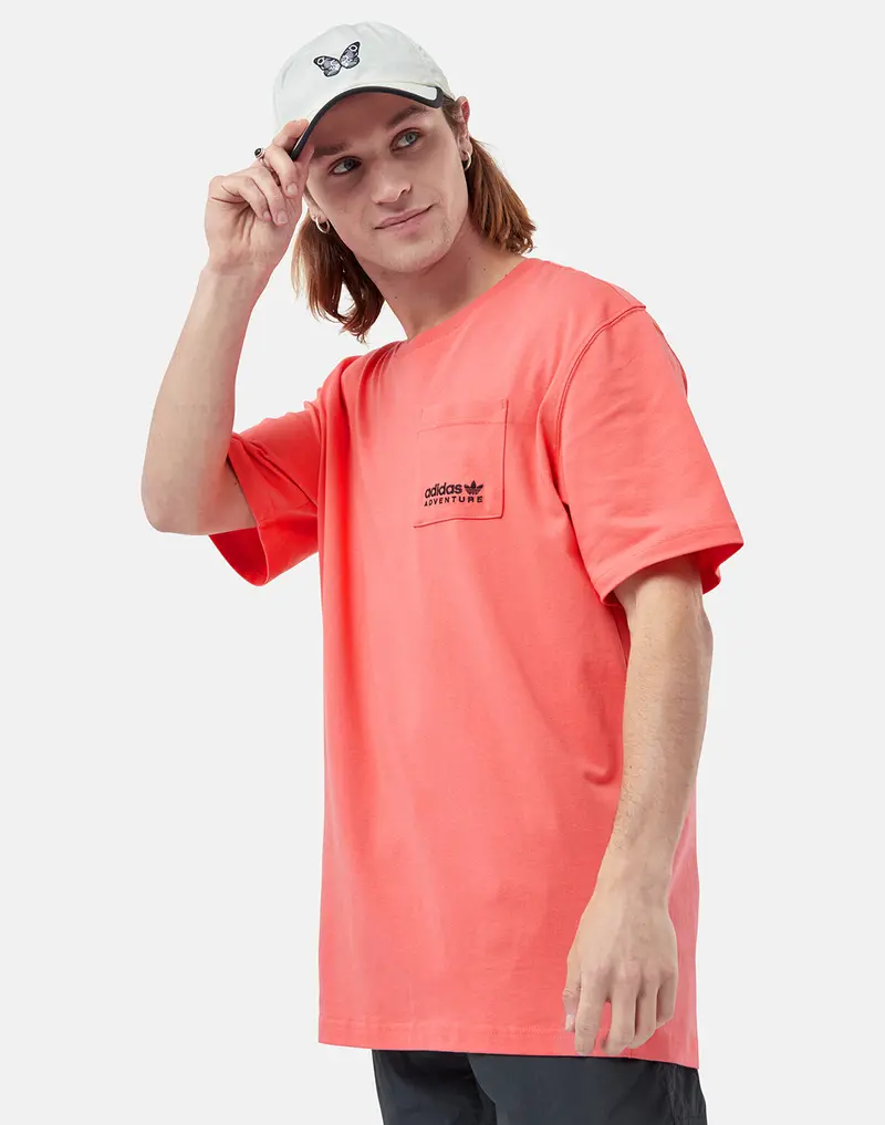 Men's Adidas Originals Adventure C-Butterfly Pocket Tee Hf4796 5