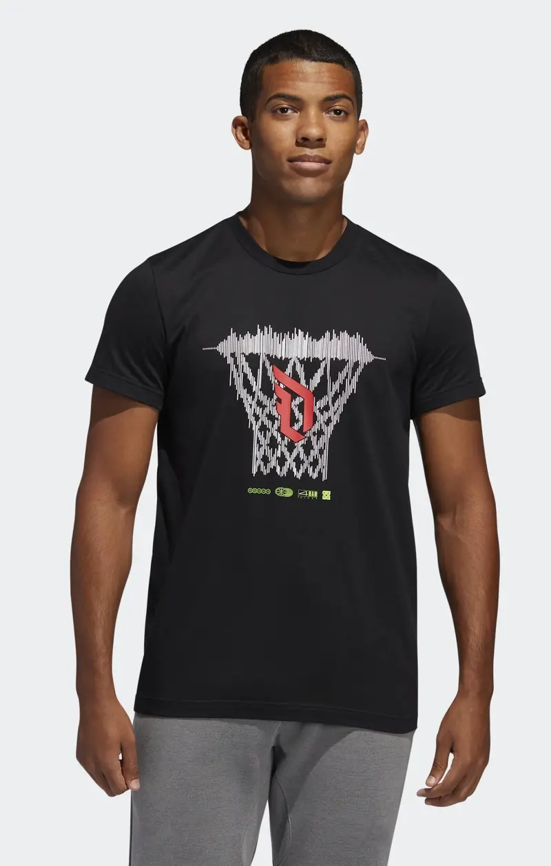 Men's • Basketball 10 Dame Logo Tee Fm4791 3