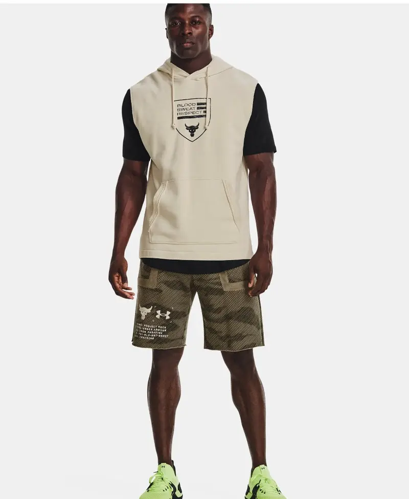 Men's Project Rock Heavyweight Terry Sleeveless Hoodie 1370462-279 1