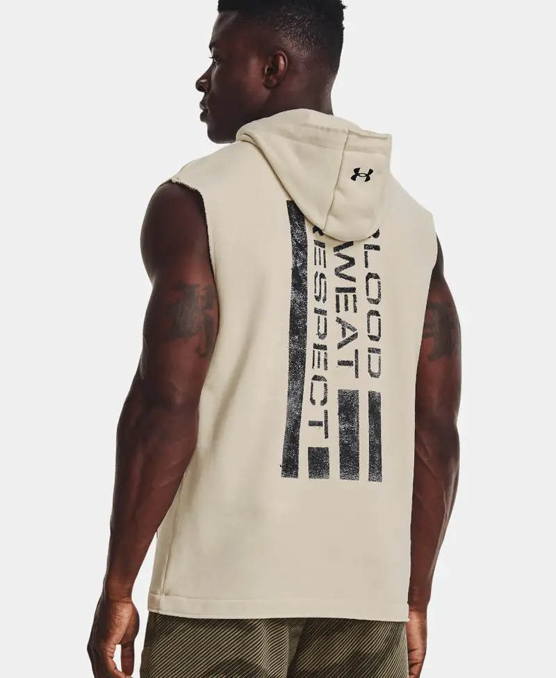 Men's Project Rock Heavyweight Terry Sleeveless Hoodie 1370462-279 2
