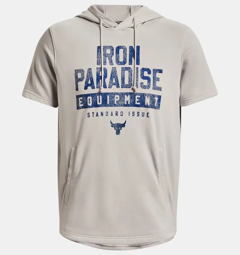 Men's Project Rock Terry Short Sleeve Hoodie 1378018-289 2