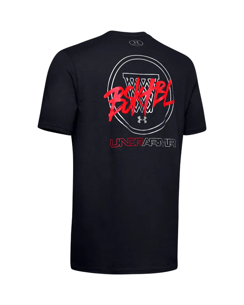 Men's Ua Basketball Script T-Shirt 1347747-001 1