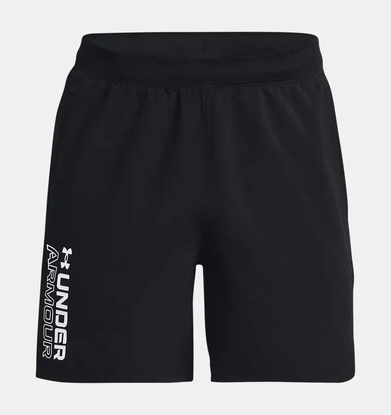 Men's Ua Launch Sw 7" Wordmark Shorts 1373414-001 1
