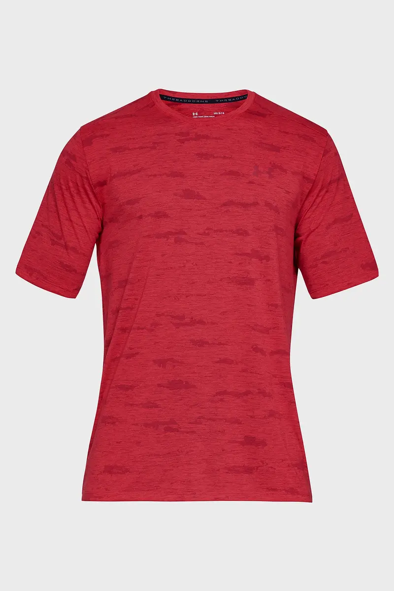 Men's Ua Microthread Print Short Sleeve 1321930-633 1