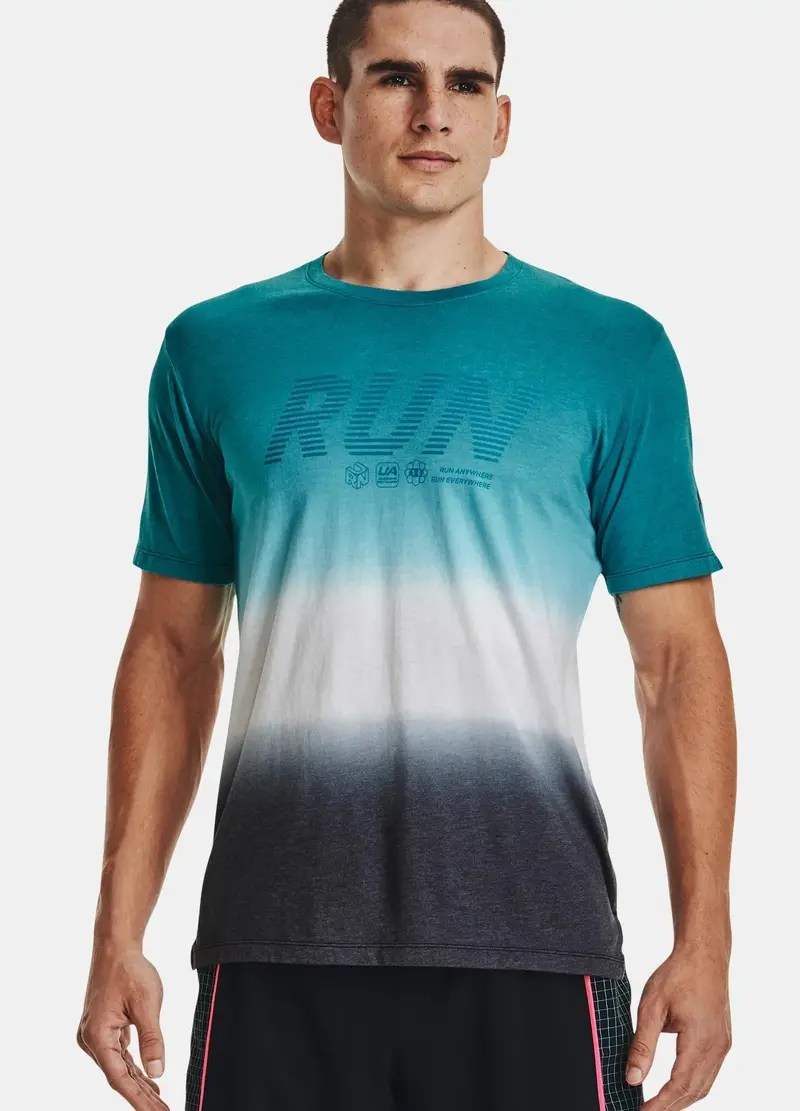 Men's Ua Run Anywhere Short Sleeve T-Shirt 1370329-452 1