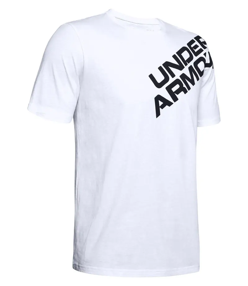 Men's Ua Wordmark Shoulder Short Sleeve 1344227-100 1