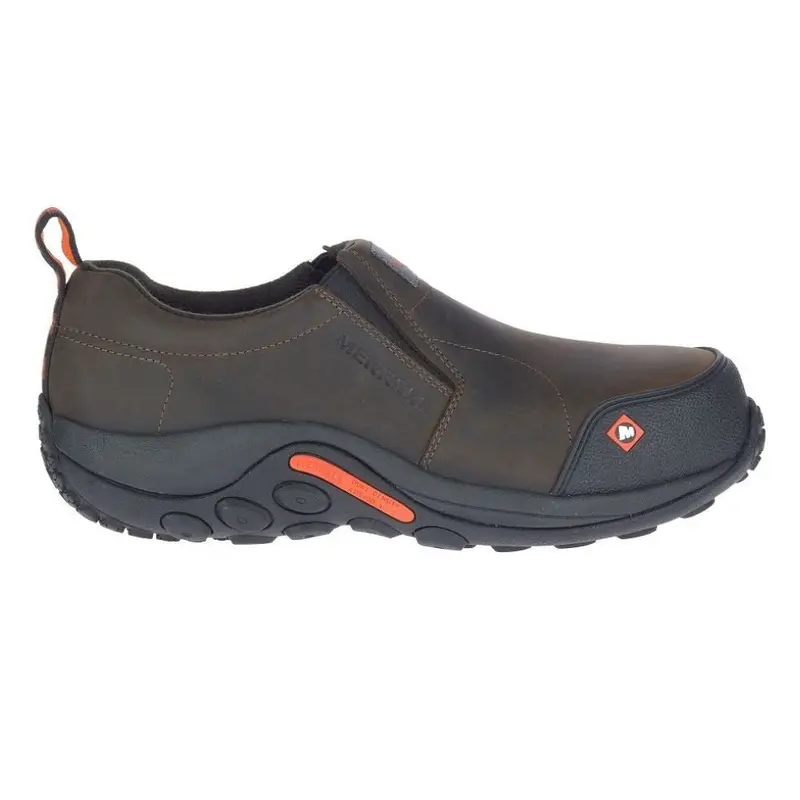 Merrell Jungle Moc Men's Composite Toe Slip On Work Shoes - Espresso J003345 2