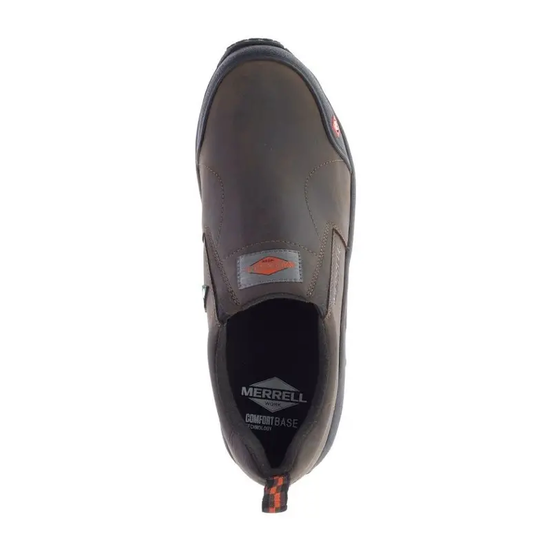 Merrell Jungle Moc Men's Composite Toe Slip On Work Shoes - Espresso J003345 6