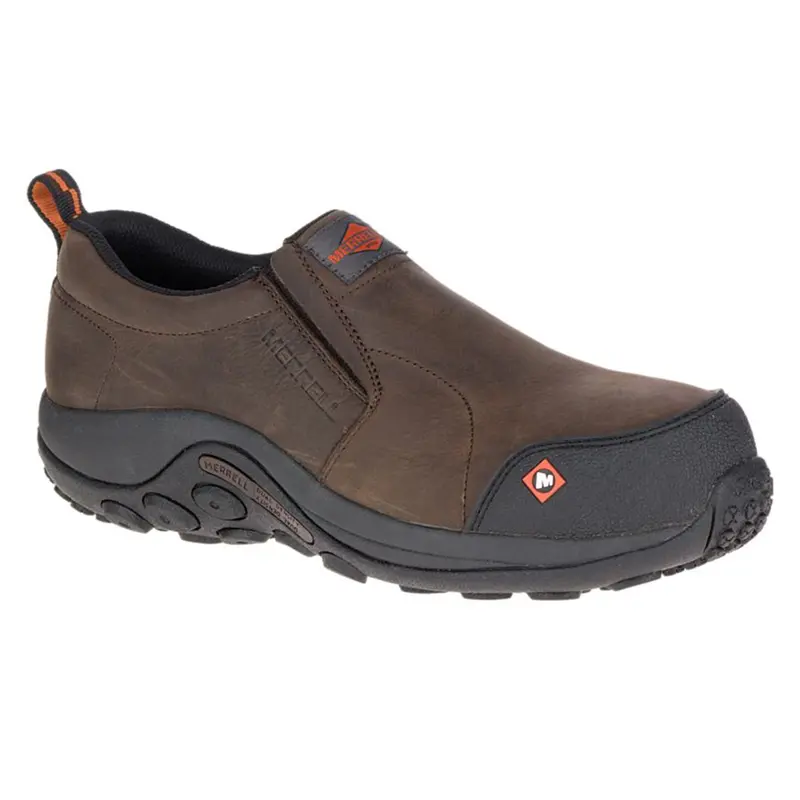 Merrell Jungle Moc Men's Composite Toe Slip On Work Shoes - Espresso J003345w 2