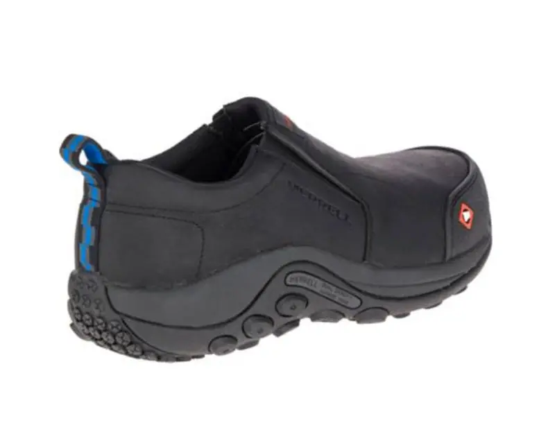Merrell Jungle Moc Unisex Composite Toe Slip On Work Shoes - Black J003347 4