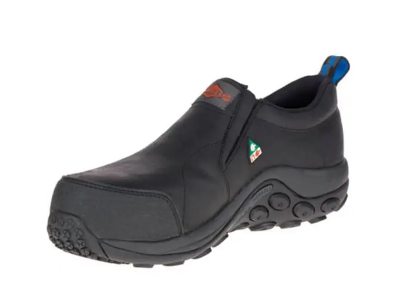Merrell Jungle Moc Unisex Composite Toe Slip On Work Shoes - Black J003347 6