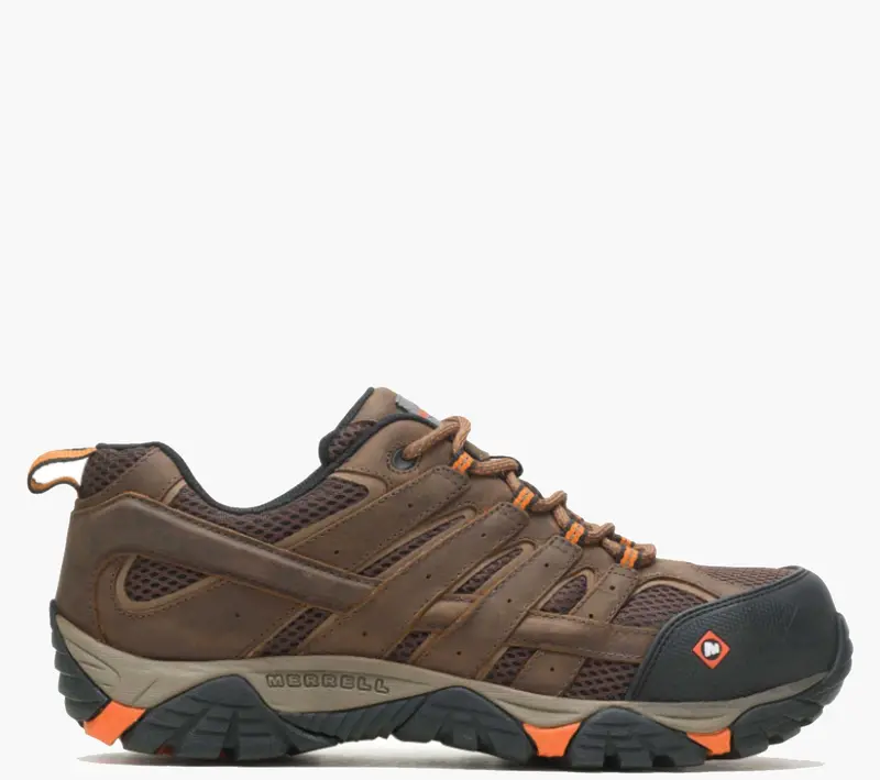 Merrell Work Men's Moab Vertex Vent Waterproof Composite Toe Work Shoe 1