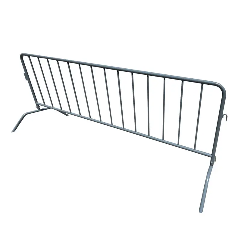 Metal 8.5 Ft Crowd Control Barricades - Interlocking Barriers 1