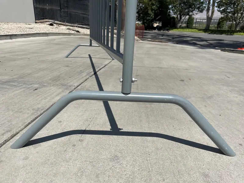 Metal 8.5 Ft Crowd Control Barricades - Interlocking Barriers 11