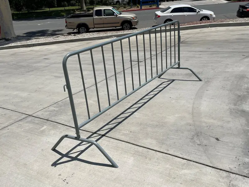Metal 8.5 Ft Crowd Control Barricades - Interlocking Barriers 17