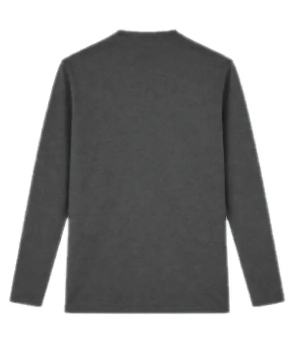 Mfrhnly004 Forge Fr Men's Crew Neck Light Weight Long Sleeve T-Shirt-Charcoal Grey 3