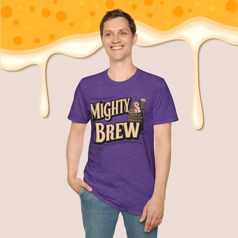 Might Brew Cotton Men T-Shirt 25
