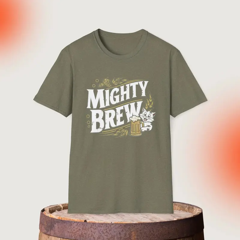 Mighty Brew Cotton Crew Neck Tshirt 14