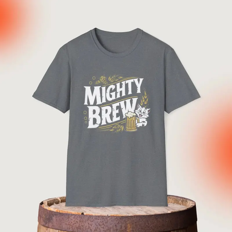 Mighty Brew Cotton Crew Neck Tshirt 15