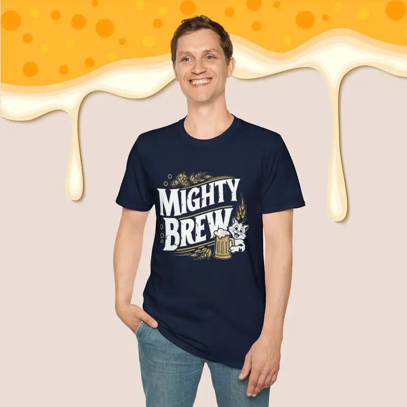 Mighty Brew Cotton Crew Neck Tshirt 15