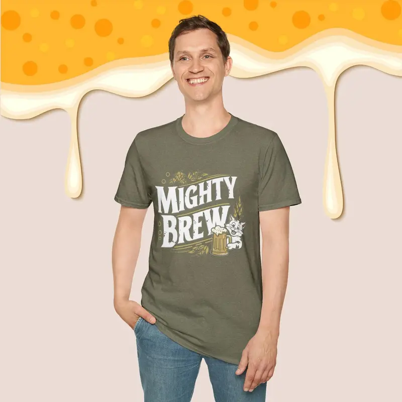 Mighty Brew Cotton Crew Neck Tshirt 19