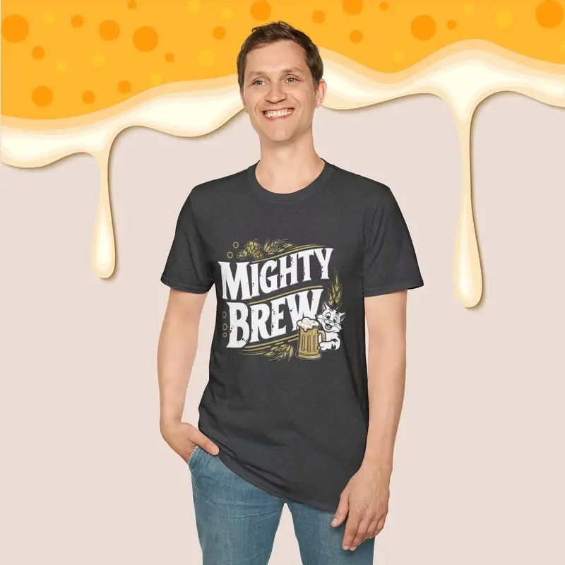 Mighty Brew Cotton Crew Neck Tshirt 21