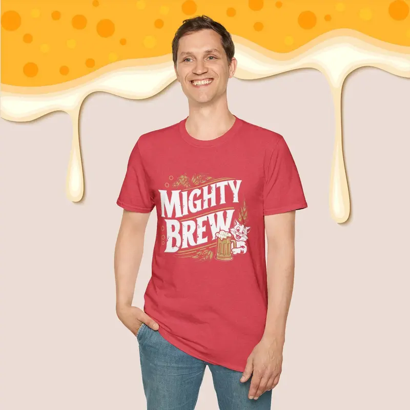 Mighty Brew Cotton Crew Neck Tshirt 25