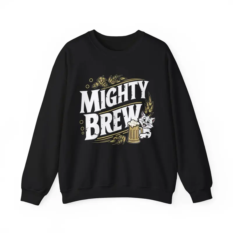 Mighty Brew Ultra Cotton Crewneck Sweatshirt 3