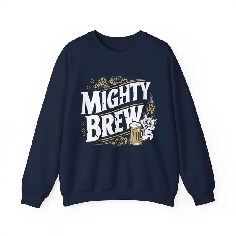 Mighty Brew Ultra Cotton Crewneck Sweatshirt 6