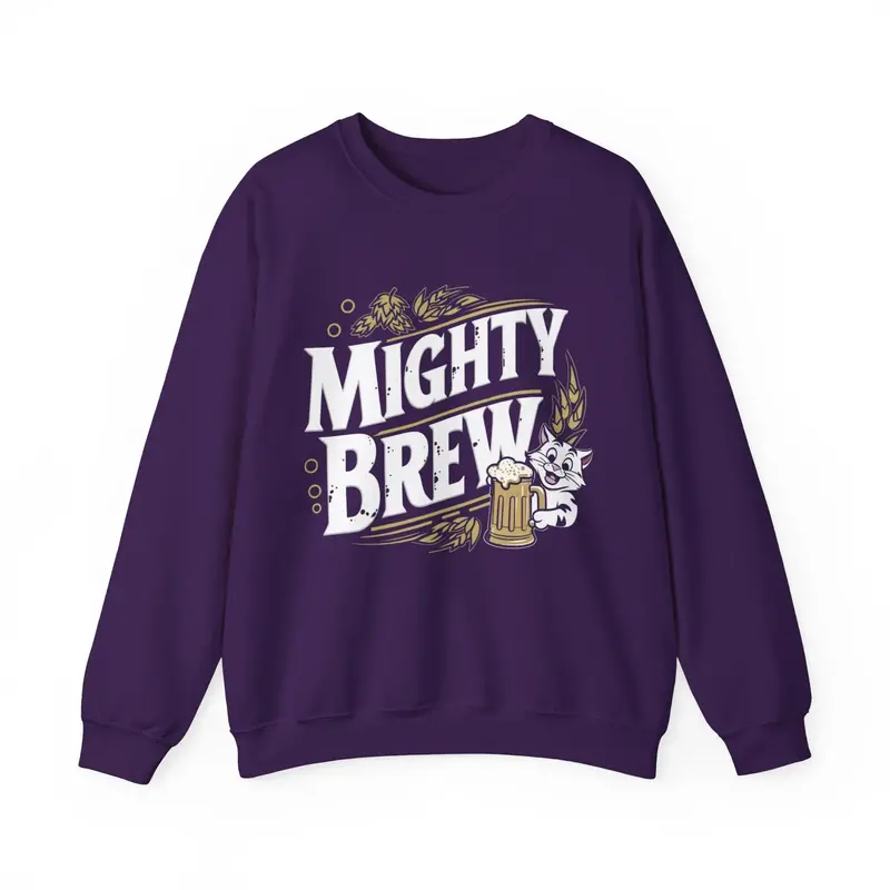 Mighty Brew Ultra Cotton Crewneck Sweatshirt 7