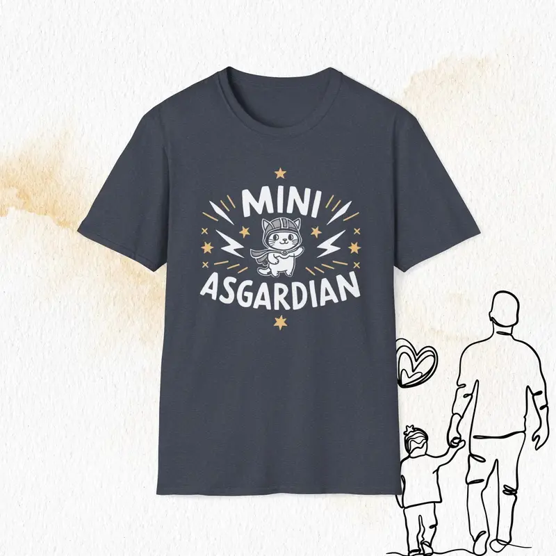 Mini Asgardian Cotton Crew Neck Men Tshirt 11