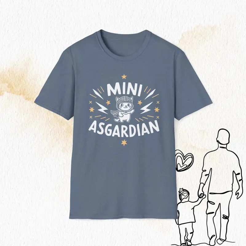 Mini Asgardian Cotton Crew Neck Men Tshirt 14