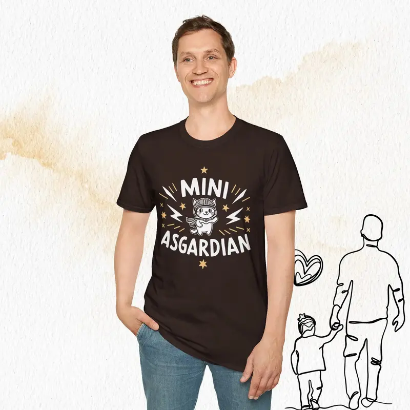Mini Asgardian Cotton Crew Neck Men Tshirt 14