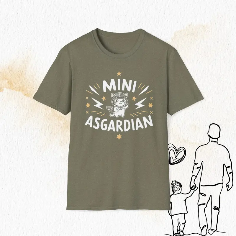 Mini Asgardian Cotton Crew Neck Men Tshirt 15