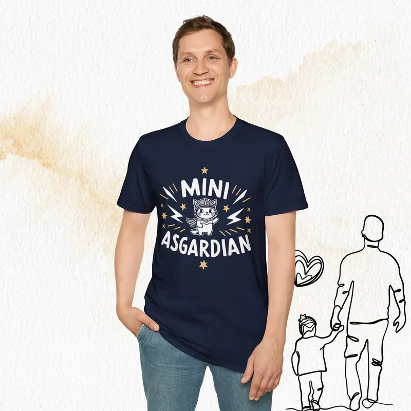 Mini Asgardian Cotton Crew Neck Men Tshirt 15