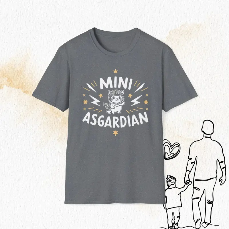 Mini Asgardian Cotton Crew Neck Men Tshirt 16