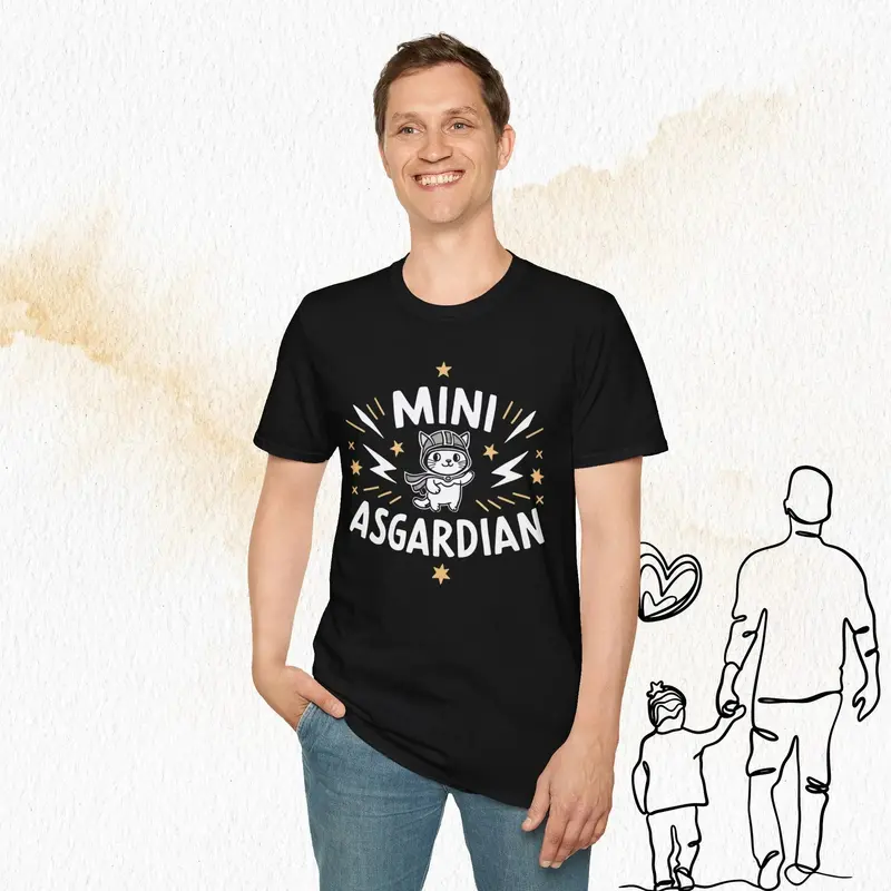 Mini Asgardian Cotton Crew Neck Men Tshirt 17