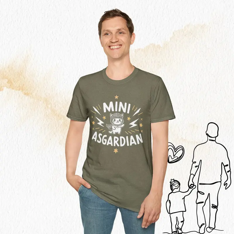 Mini Asgardian Cotton Crew Neck Men Tshirt 18