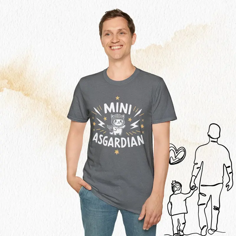 Mini Asgardian Cotton Crew Neck Men Tshirt 20