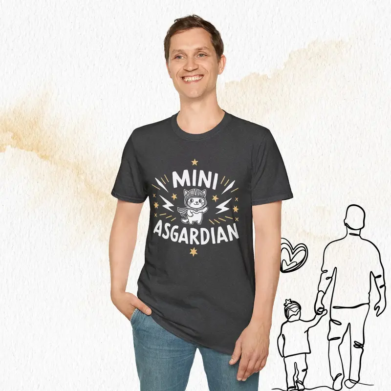 Mini Asgardian Cotton Crew Neck Men Tshirt 21