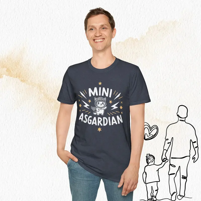 Mini Asgardian Cotton Crew Neck Men Tshirt 24