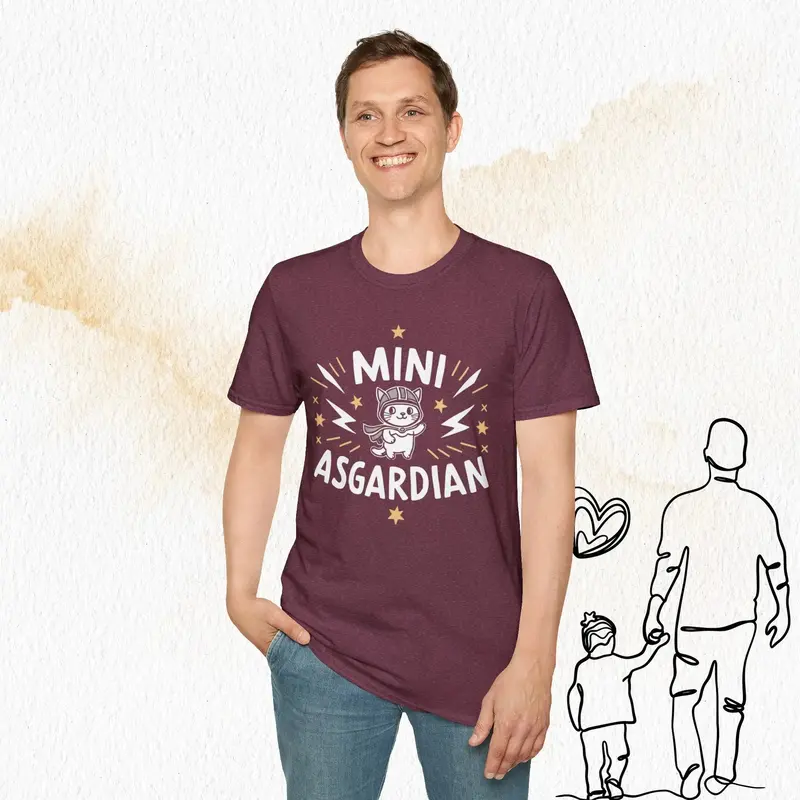 Mini Asgardian Cotton Crew Neck Men Tshirt 25