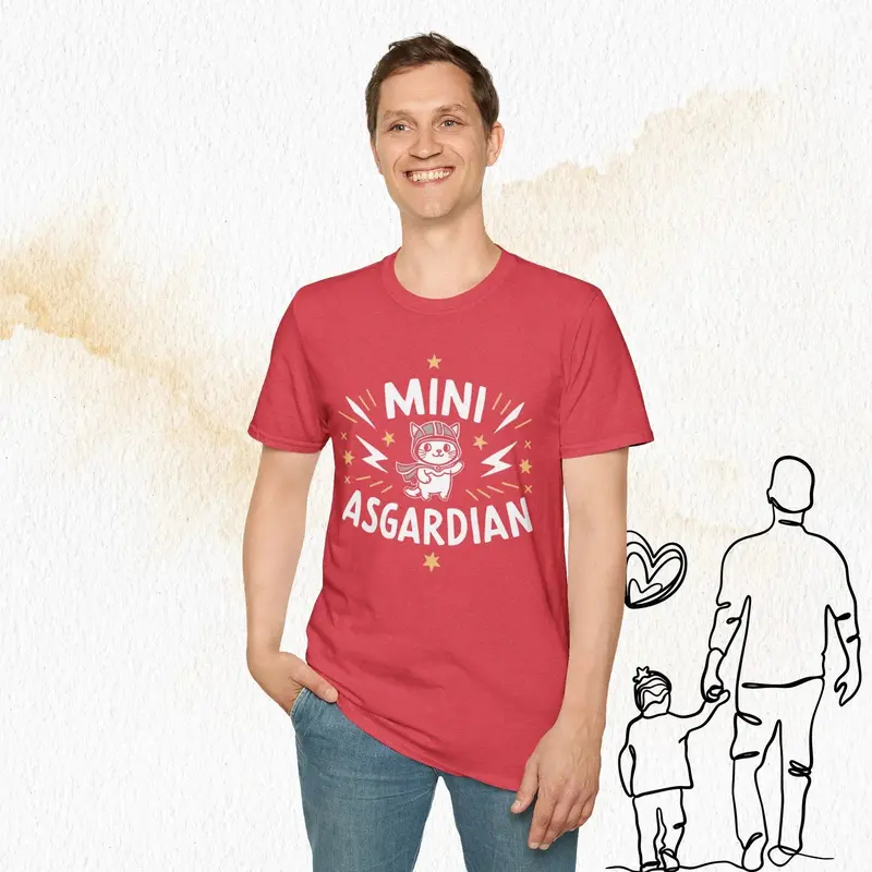 Mini Asgardian Cotton Crew Neck Men Tshirt 26