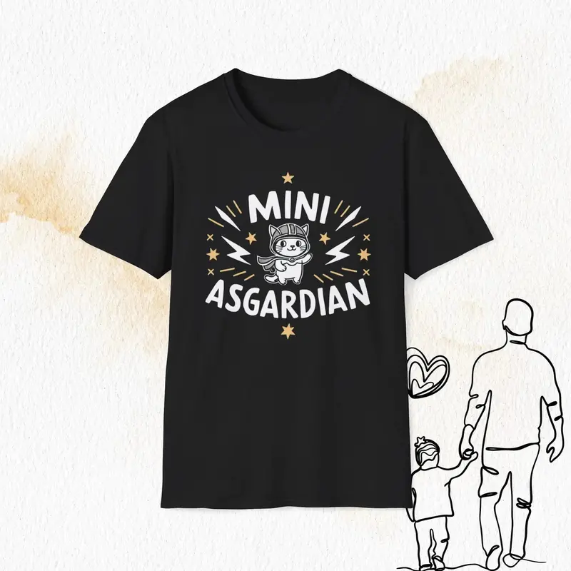Mini Asgardian Cotton Crew Neck Men Tshirt 4