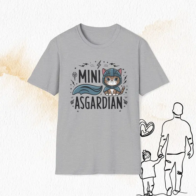 Mini Asgardian Cotton Men T-Shirt 1