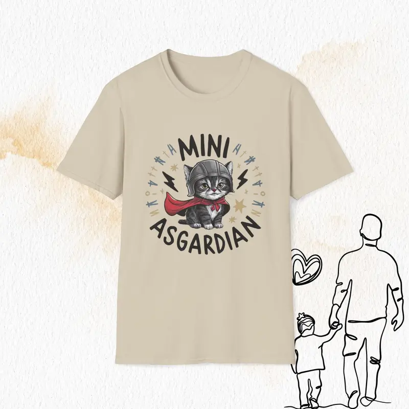 Mini Asgardian Cotton Men T-Shirt 10
