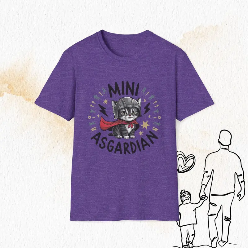 Mini Asgardian Cotton Men T-Shirt 11