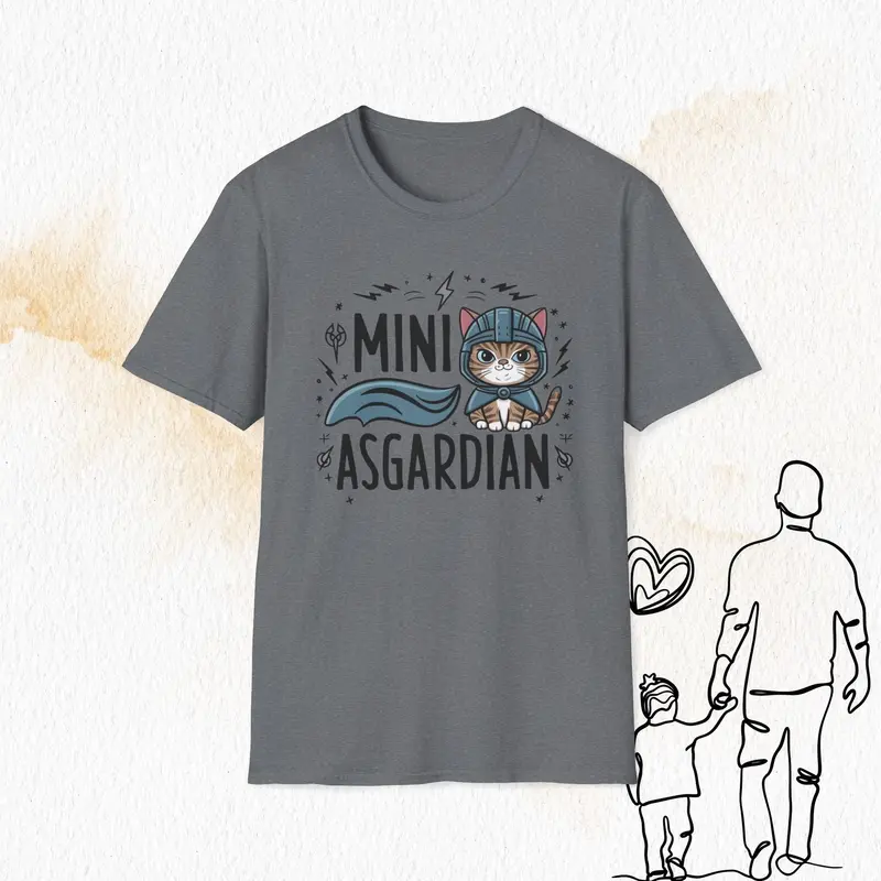 Mini Asgardian Cotton Men T-Shirt 11